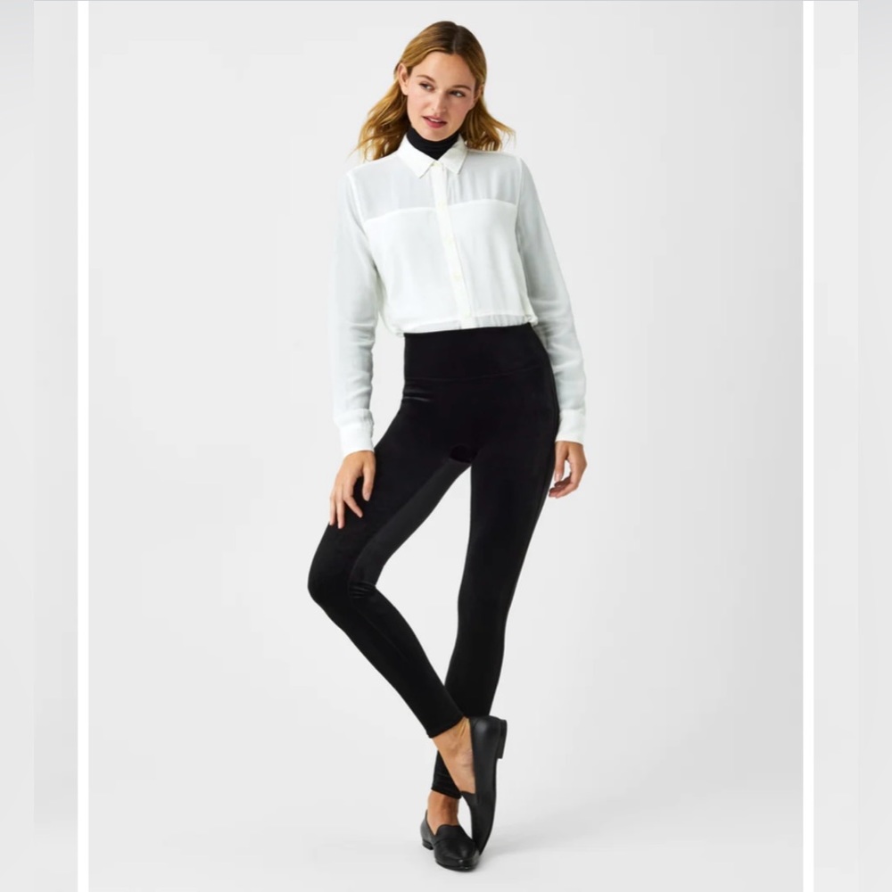 NWT SPANX Velvet Leggings